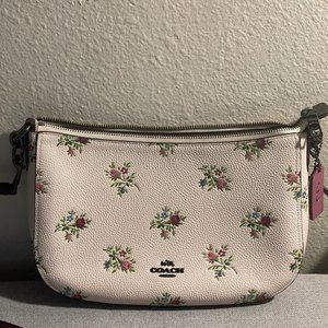 Coach Chelsea Cross body with Cross stitch Floral Print